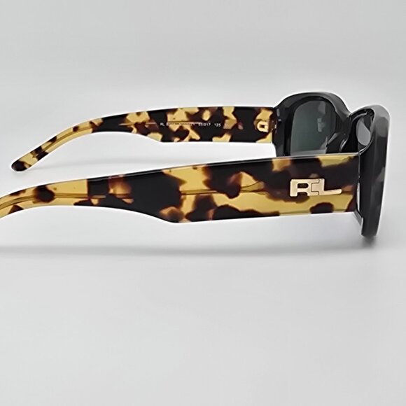 Ralph Lauren RL8015 5010/71 Blonde Havana Frame Blue/Grey Lens Sunglasses w Case main image 8